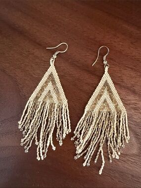 Ink + Alloy Gold Beaded Earringd